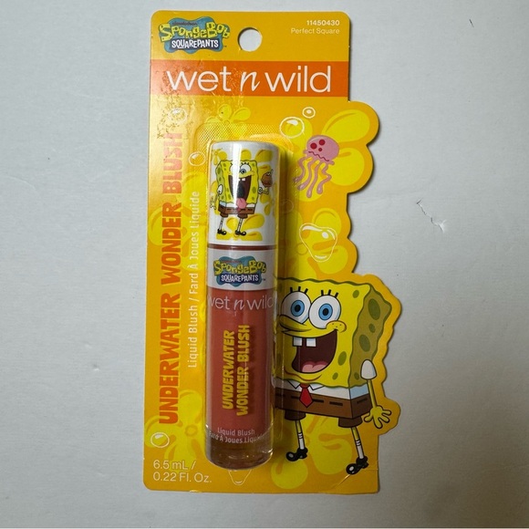 Wet N Wild SpongeBob Underwater Wonder Liquid Blush - Perfect Square - Picture 6 of 7